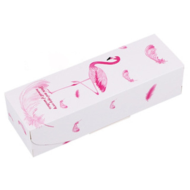 Creative Flamingo Gift Box Marble Paper Bag Nougat Cookies Tote Bags Wedding Chocolate Cake Packing Paper Boxes Party Supplies