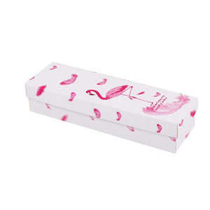 Creative Flamingo Gift Box Marble Paper Bag Nougat Cookies Tote Bags Wedding Chocolate Cake Packing Paper Boxes Party Supplies