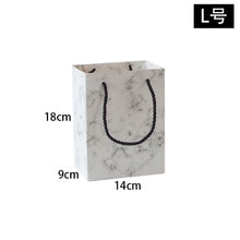 Load image into Gallery viewer, Creative marble Valentine&#39;s Day Gift Paper Bag Wedding Gift Bag Birthday Gift Shopping Bag Customize Bow Bag