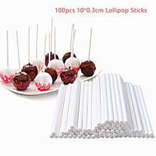 Load image into Gallery viewer, 8/12 Holes Round Ball Lollipop Mold Cake Shop Chocolate Mold Heart Cake Pops Maker Candy DIY Mold Tool With Sticks