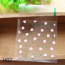 Load image into Gallery viewer, 50pcs Cute Cartoon Plastic Bag Wedding Birthday Party Favors Cookie Candy Gift Packaging Bags OPP Self Adhesive Pouch Bags