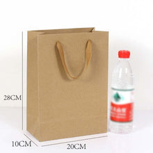 Load image into Gallery viewer, Gift Bags With Handles Multi-function High-end Brown Kraft Paper Bags Gift Box 6 Size for Shops Party Gifts 1PC