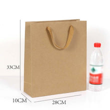 Load image into Gallery viewer, Gift Bags With Handles Multi-function High-end Brown Kraft Paper Bags Gift Box 6 Size for Shops Party Gifts 1PC