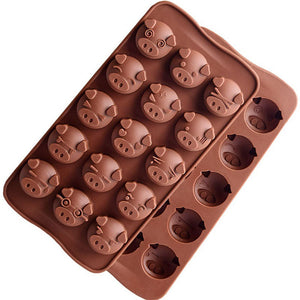 3D Silicone Chocolate Mold DIY Handmade Soap Form Fondant Molds Jelly Candy Bar Cake Decorating Tools Kitchen Baking Accessories