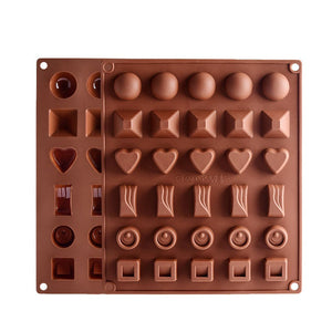 3D Silicone Chocolate Mold DIY Handmade Soap Form Fondant Molds Jelly Candy Bar Cake Decorating Tools Kitchen Baking Accessories