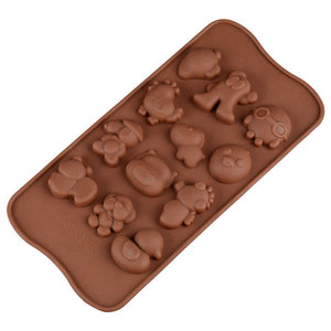 3D Silicone Chocolate Mold DIY Handmade Soap Form Fondant Molds Jelly Candy Bar Cake Decorating Tools Kitchen Baking Accessories