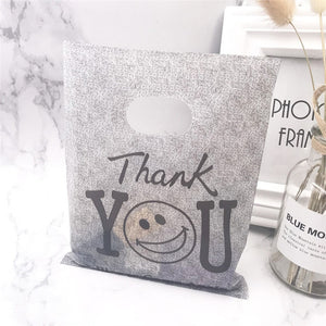 More Pattern Jewelry Plastic Bag With Handles 15x20cm Wedding Gift Thick Boutique Gift Shopping Packaging Plastic Handle Bag