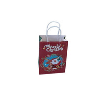 Load image into Gallery viewer, 10Pcs/lot Multifuntion Christmas Paper Bag 21*13*8cm Festival gift bags with Handles Christmas Party Supplies For Event Party