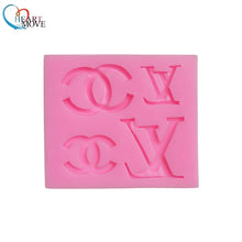 Load image into Gallery viewer, New Arrival Famous Brand Logo Silicone Molds Fondant Craft Cake Candy Chocolate Sugarcraft Ice Pastry Baking Tool Mould 9447