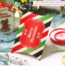 Load image into Gallery viewer, QIFU Kraft Paper Bags Popcorn Bag Candy Box Christmas Goodie Bags Paper Gift Bags Paper christmas Packaging Sweets Popcorn Box