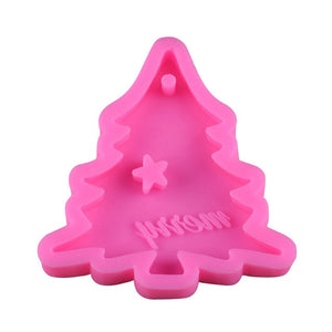 3 Styles Christmas Tree Snowflake BellSilicone Mold Cake Decoration Fondant Sugarcraft Tools Silicone Mould Gumpaste Candy