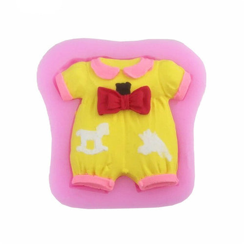 Baby Clothes Shape Silicone Cake Mold Kitchen Baking Mold For Candy Ice  Jello Chocolate Cupcake Fondant Cake Decorating Tools