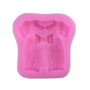 Baby Clothes Shape Silicone Cake Mold Kitchen Baking Mold For Candy Ice  Jello Chocolate Cupcake Fondant Cake Decorating Tools