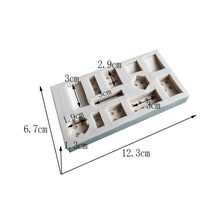 Load image into Gallery viewer, Lego Food grade Silicone Mold Cake Border Fondant Cake Decorating Tool Baking Cookie Chocolate Candy Mould