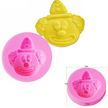 Load image into Gallery viewer, M2031 3D Silicone Clown Mold Baking Fondant Cake Tool Chocolate Candy Cookies Pastry Soap Moulds