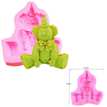 Load image into Gallery viewer, M2031 3D Silicone Clown Mold Baking Fondant Cake Tool Chocolate Candy Cookies Pastry Soap Moulds