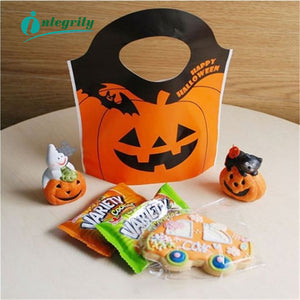 INTEGRITY 15.5*19.5*5 25pcs Halloween Easter party decoration pumpkin ghost candy bag Baking cookie home prop supplies kid gift