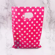 Load image into Gallery viewer, More Pattern Jewelry Plastic Bag With Handles 15x20cm Wedding Gift Thick Boutique Gift Shopping Packaging Plastic Handle Bag