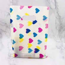 Load image into Gallery viewer, More Pattern Jewelry Plastic Bag With Handles 15x20cm Wedding Gift Thick Boutique Gift Shopping Packaging Plastic Handle Bag