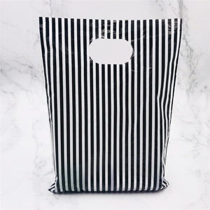 More Pattern Jewelry Plastic Bag With Handles 15x20cm Wedding Gift Thick Boutique Gift Shopping Packaging Plastic Handle Bag