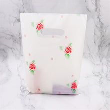 Load image into Gallery viewer, More Pattern Jewelry Plastic Bag With Handles 15x20cm Wedding Gift Thick Boutique Gift Shopping Packaging Plastic Handle Bag