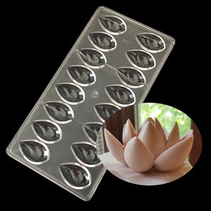 Semi Sphere Shell Diamond Cube Chocolate Mould PC Chocolate Bar Mold Half Ball Plastic Candy Maker Mold Bakeware Rectangle