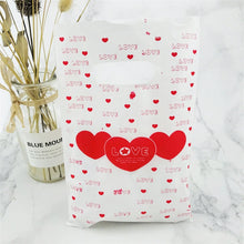 Load image into Gallery viewer, More Pattern Jewelry Plastic Bag With Handles 15x20cm Wedding Gift Thick Boutique Gift Shopping Packaging Plastic Handle Bag