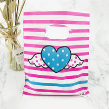 Load image into Gallery viewer, More Pattern Jewelry Plastic Bag With Handles 15x20cm Wedding Gift Thick Boutique Gift Shopping Packaging Plastic Handle Bag