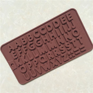 3D Silicone Chocolate Mold DIY Handmade Soap Form Cake Mold Jelly Candy Bar Fondant Molds Kitchen Baking Accessories