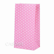 Load image into Gallery viewer, New paper bag mini Stand up Colorful Polka Dot  Bags 18x9x6cm Favor  Open Top Gift Packing paper Treat gift Bag wholesale