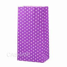 Load image into Gallery viewer, New paper bag mini Stand up Colorful Polka Dot  Bags 18x9x6cm Favor  Open Top Gift Packing paper Treat gift Bag wholesale