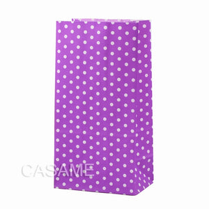 New paper bag mini Stand up Colorful Polka Dot  Bags 18x9x6cm Favor  Open Top Gift Packing paper Treat gift Bag wholesale