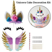 Load image into Gallery viewer, 50pcs Plastic Gift Cookie Bag Unicorn Horn Candy Bags Unicorn Party Supplies Birthday Party Decorations Kids Easter Supplies