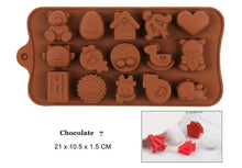 Load image into Gallery viewer, New Silicone Chocolate Mold 29 Shapes Chocolate baking Tools Non-stick Silicone cake mold Jelly and Candy Mold 3D mold DIY best