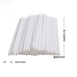 10 pcs 8/10/15 cm Lollipop Cake Paper Stick Cake Pops White Solid Paper Stick Baking DIY Sugar Craft Fondant Mold Candy Mold