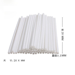 10 pcs 8/10/15 cm Lollipop Cake Paper Stick Cake Pops White Solid Paper Stick Baking DIY Sugar Craft Fondant Mold Candy Mold