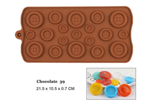 New Silicone Chocolate Mold 29 Shapes Chocolate baking Tools Non-stick Silicone cake mold Jelly and Candy Mold 3D mold DIY best