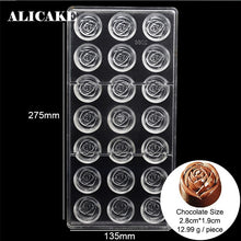 Load image into Gallery viewer, Chocolate Candy Bars 3D Molds Polycarbonate Plastic Form Bakery Cake Decoration Baking Pastry Tools for Moldes Para Chocolate