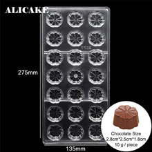 Load image into Gallery viewer, Chocolate Candy Bars 3D Molds Polycarbonate Plastic Form Bakery Cake Decoration Baking Pastry Tools for Moldes Para Chocolate