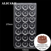 Load image into Gallery viewer, Chocolate Candy Bars 3D Molds Polycarbonate Plastic Form Bakery Cake Decoration Baking Pastry Tools for Moldes Para Chocolate