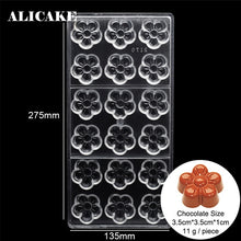 Load image into Gallery viewer, Chocolate Candy Bars 3D Molds Polycarbonate Plastic Form Bakery Cake Decoration Baking Pastry Tools for Moldes Para Chocolate