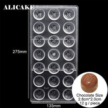 Load image into Gallery viewer, Chocolate Candy Bars 3D Molds Polycarbonate Plastic Form Bakery Cake Decoration Baking Pastry Tools for Moldes Para Chocolate