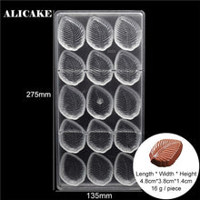 Load image into Gallery viewer, Chocolate Candy Bars 3D Molds Polycarbonate Plastic Form Bakery Cake Decoration Baking Pastry Tools for Moldes Para Chocolate