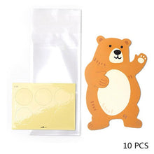 Load image into Gallery viewer, 10pcs/lot Cute Animal Bear Rabbit Koala Candy Bags Greeting Cards Cookie Bags Gift Bags Baby Shower Birthday Party Decoration