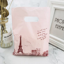 Load image into Gallery viewer, More Pattern Jewelry Plastic Bag With Handles 15x20cm Wedding Gift Thick Boutique Gift Shopping Packaging Plastic Handle Bag