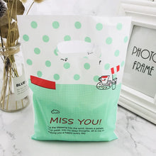 Load image into Gallery viewer, More Pattern Jewelry Plastic Bag With Handles 15x20cm Wedding Gift Thick Boutique Gift Shopping Packaging Plastic Handle Bag